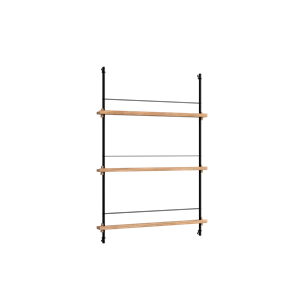 Moebe Magazine Shelving MS.115.1 Eg/Sort