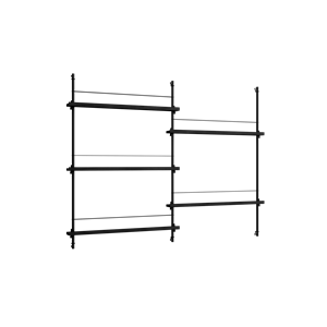 Moebe Magazine Shelving MS.115.2 Sort