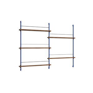 Moebe Magazine Shelving MS.180.1 Eg/Deep Blue