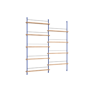 Moebe Magazine Shelving MS.180.2 Eg/Deep Blue