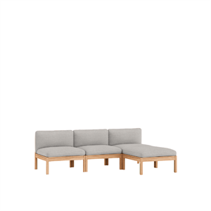 MOEBE Modular 3-Personers Sofa Med Chaiselong Autum 101