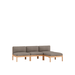 MOEBE Modular 3-Personers Sofa Med Chaiselong Autum 331