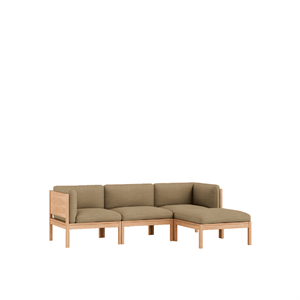 MOEBE Modular 3-Personers Sofa Med Sider & Chaiselong Autum 221