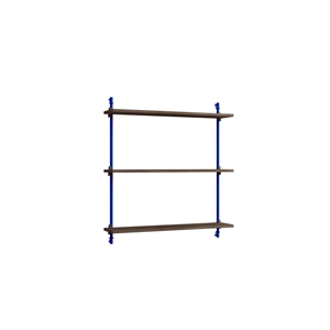 Moebe Standard Vægreol Røget Eg/Deep Blue