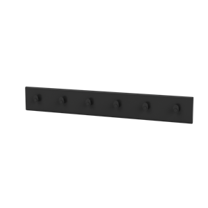 Montana Coat Racks 6 Knagerække 05-Black