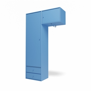 Montana Selection Attire II Garderobeskab Med Ophæng 154-Azure