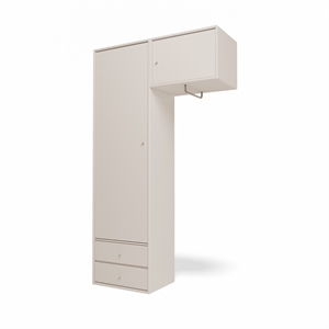 Montana Selection Attire II Garderobeskab Med Ophæng 168-Clay