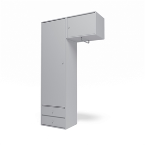 Montana Selection Attire II Garderobeskab Med Ophæng 02-Fjord