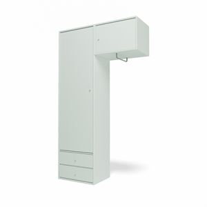 Montana Selection Attire II Garderobeskab Med Ophæng 161-Mist