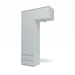 Montana Selection Attire II Garderobeskab Med Ophæng 156-Oyster