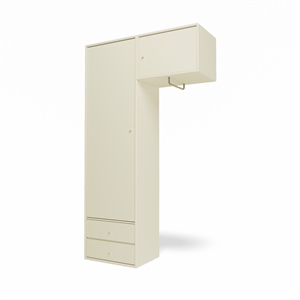 Montana Selection Attire II Garderobeskab Med Ophæng 150-Vanilla