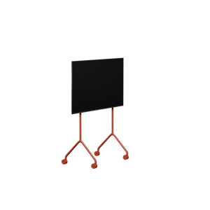 Pedestal Moon Light TV Stander Burnin' Red
