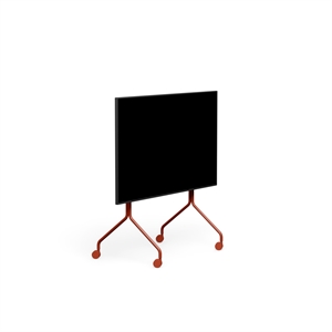 Pedestal Moon Rollin' TV Stander Burnin' Red