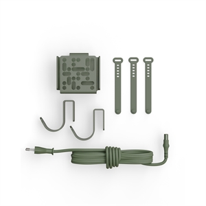 Pedestal Mount Bundle Opbevaringskit Mossy Green