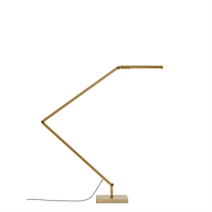 Nemo Untitled Linear Bordlampe med Base Guld 2700K