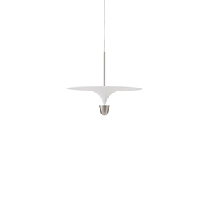 New Works Kantarell Pendel Ø60 Aluminium/Hvid