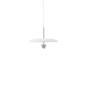 New Works Kantarell Pendel Ø55 Aluminium/Hvid