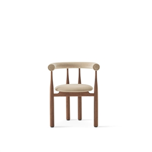 New Works Bukowski Spisebordsstol Valnød/Megan 26 Beige