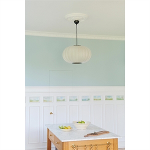 Made By Hand Knit-Wit Oval Pendel Pearl White Ø45