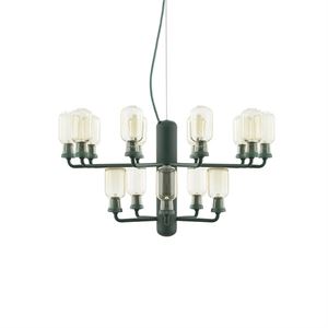 Normann Copenhagen Amp Lysekrone Guld & Grøn