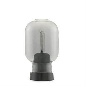 Normann Copenhagen Amp Bordlampe Røgfarvet/Sort