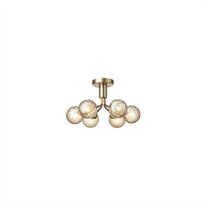 Nuura Apiales 6 Loftlampe Børstet Messing/Optic Gold