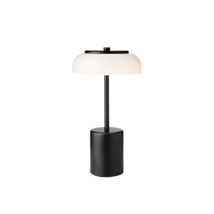 Nuura Blossi Transportabel Lampe Mini Sort/Opal