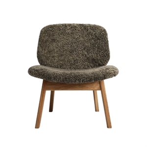 Ro Collection Pandora Lænestol Polstret Olieret Eg/Sheepskin Sahara