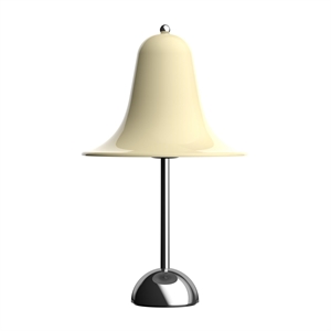 Verner Panton Pantop Bordlampe Ø23 Creme Hvid