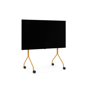 Pedestal Moon Rollin' TV Stander Apricot