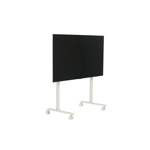 Pedestal Straight Rollin' TV Stander Pearl
