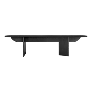 Louise Roe Pillabout 03 Spisebord L300 Sortlakeret Eg