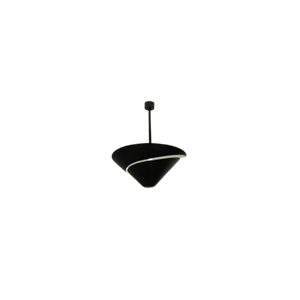 Serge Mouille Snail Loftlampe Ø60 Sort