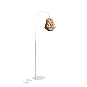 Pilke Signature 28 Gulvlampe Hvid/Birk