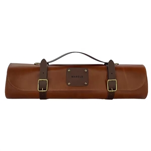 Mareld Knivtaske Med 7 Rum Brun/Cognac