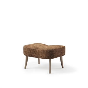 Warm Nordic Pragh Puf Sheepskin Drake/Hvidoileret Eg