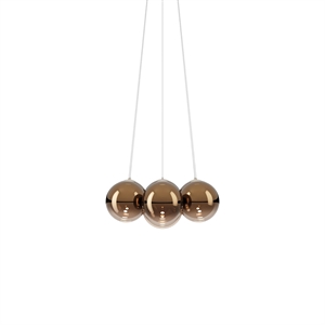 Lodes Random Cloud 7 Lysekrone Ø23 3000K Glossy Bronze/Glas