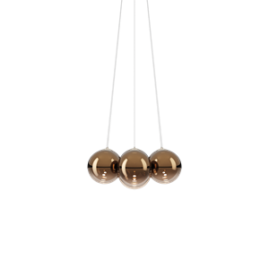 Lodes Random Cloud 7 Lysekrone Ø23 2700K Glossy Bronze/Glas