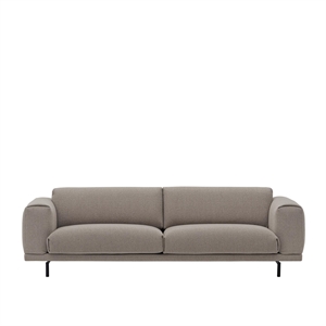 Muuto Rest 3-Personers Sofa Hearth 6/Sort