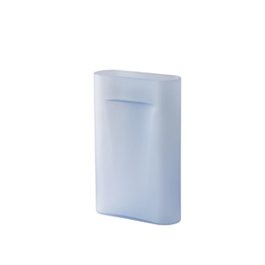 Muuto Ridge Vase H48,5 Lyseblå/Frostet Glas