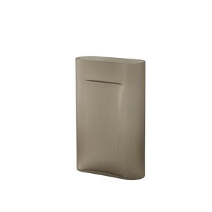 Muuto Ridge Vase H48,5 Taupe/Frostet Glas