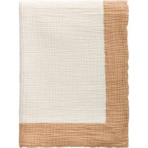 Decotique Ella Crincle Sengetæppe 180x260 Mørk Sand
