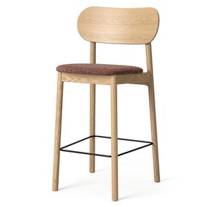 Decotique Elephant Barstol Naturligt Egetræ/Rust Bouclé