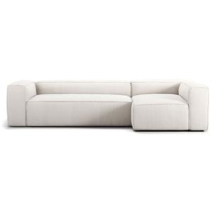 Decotique Grand 4-Personers Sofa Divan Højre Steam/Hvid