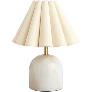 Decotique Lauren Petite Bordlampe Hvid/Beige