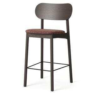 Decotique Elephant Barstol Mørkt Egetræ/Rust Bouclé