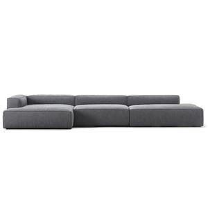 Decotique Grand 5-Personers Sofa Åben Ende Højre Steam/Hvid