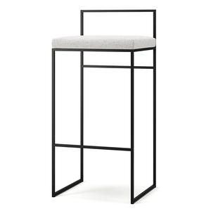 Department Barstol Med Rygstøtte 90 cm Sort/Pacific White