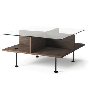 Decotique Vogue Sofabord 70x70 Mørk Eg/Sort