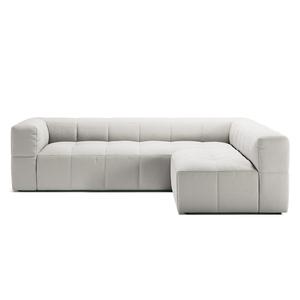 Decotique Mure 3-Personers Sofa Med Åben Ende Højre Steam/Hvid